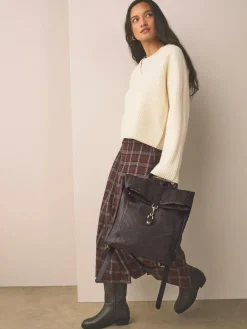 Hot Next Slouchy Backpack Chocolate Brown