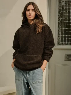 Next Soft Teddy Borg Longsleeve Hoodie^Women Loungewear|Hoodies & Sweatshirts