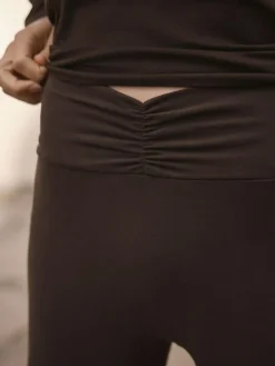 Next Soft Touch Rib Ruched Flare Leggings^Women Loungewear|Leggings & Sweatpants