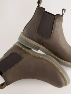 Next Standard Fit (F) Leather Chelsea Boots^BOY Boots|Boots