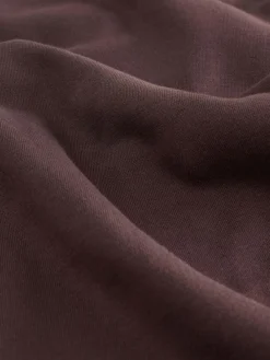 Outlet Next Chocolate Brown Straight Fit Relaxed Fit Brushback Heavyweight Joggers