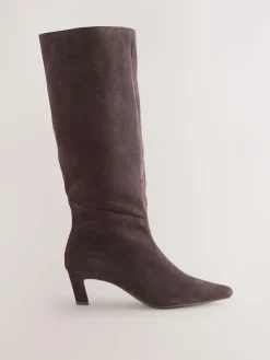 Next Forever Comfort® Knee High Chisel Toe Heeled Boots^Women Boots & Wellies|Boots