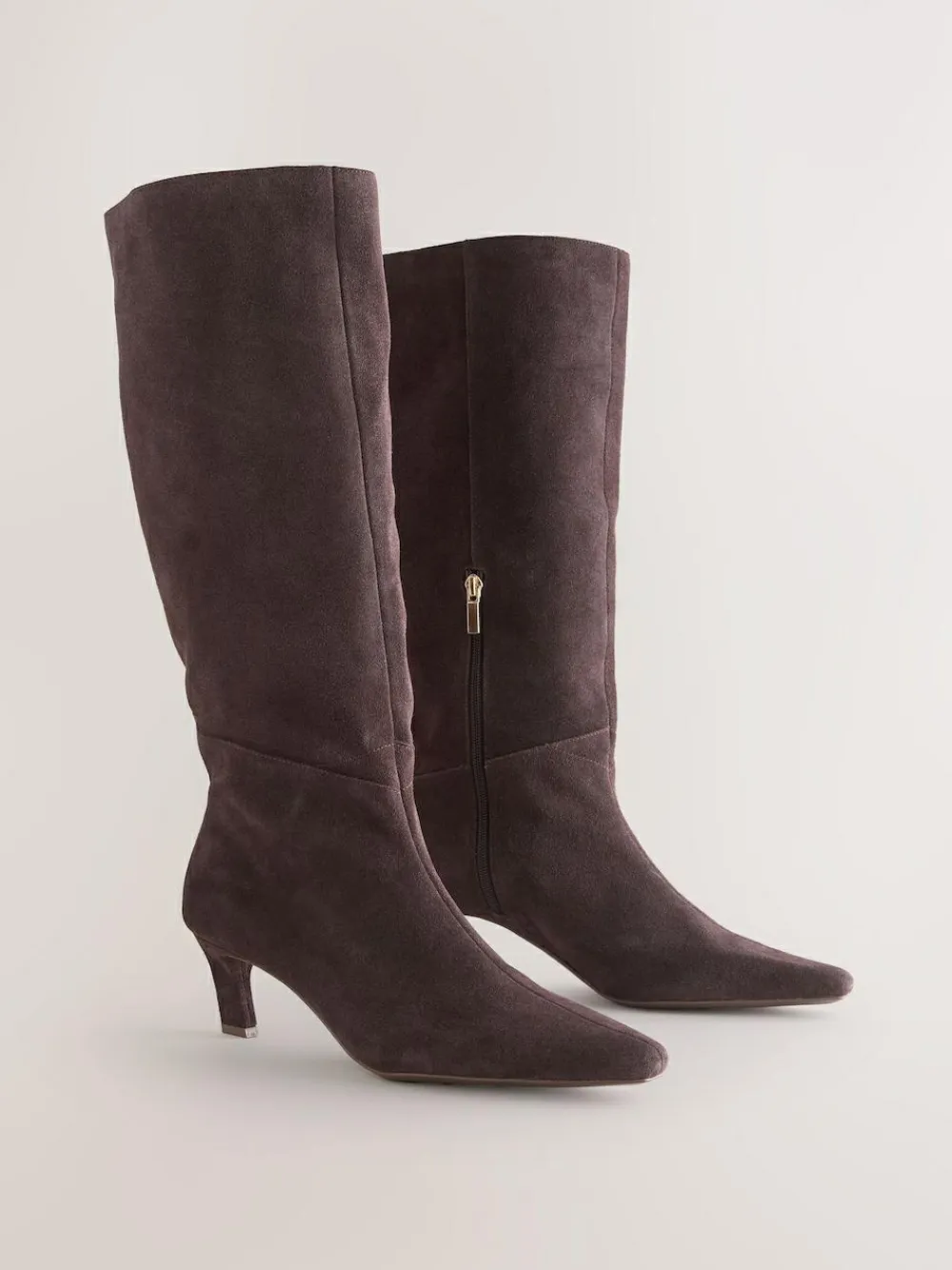 Next Forever Comfort® Knee High Chisel Toe Heeled Boots^Women Boots & Wellies|Boots