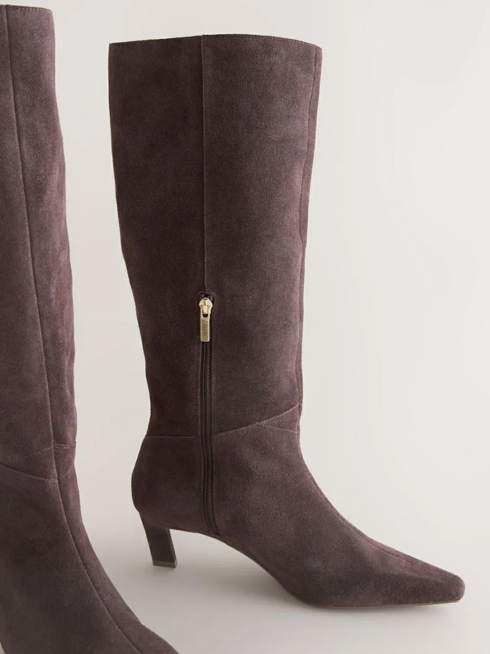 Next Forever Comfort® Knee High Chisel Toe Heeled Boots^Women Boots & Wellies|Boots