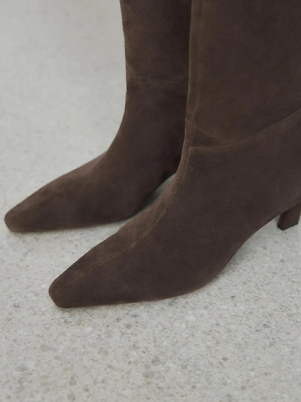 Next Forever Comfort® Knee High Chisel Toe Heeled Boots^Women Boots & Wellies|Boots