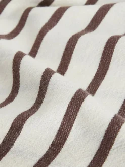 Next Chocolate Brown Summer Column Skirt With Linen^Women Skirts