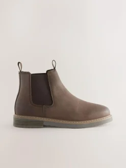 Next Wide Fit (G) Leather Chelsea Boots^BOY Boots|Boots