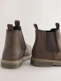 Next Wide Fit (G) Leather Chelsea Boots^BOY Boots|Boots