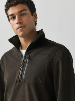 Next Zip Neck Utility Style Polar Fleece^ Sweatshirts & Hoodies|Sweatshirts & Hoodies