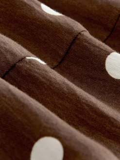 Next Printed Long Sleeve Shirt Dress^Women Midi Dresses