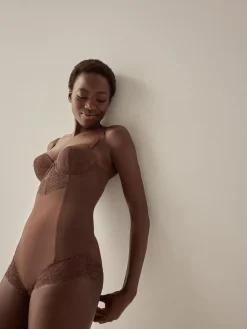 Next Firm Tummy Control Cupped Lace Body^Women Shapewear