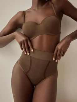 Next High Waist Thong Seamless Firm Tummy Control Shaping Briefs^Women Shapewear