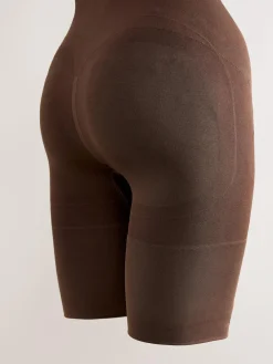 Discount Next Thigh Smoother Short Seamless Firm Tummy Control Shaping Briefs Chocolate Nude
