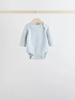 Next Chocolate Pink Long Sleeve Baby Bodysuits 5 Pack^ Newborn Clothing|Baby Girls