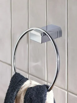 Clearance Next Moderna Towel Rail Ring Chrome