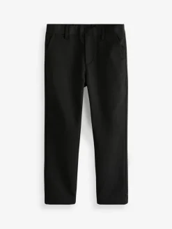 Clarks Black Fastened School Trousers with Stretch^BOY Tznius Pants