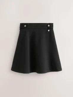 Clarks Pull-On Ponte Skater School Skirts 2 Pack Black
