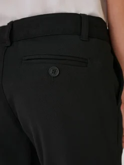 Clarks Black Slim Fit Boys Fastening School Trousers^BOY Tznius Pants