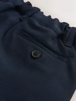 Discount Clarks Navy Slim Fit Boys Fastening School Trousers