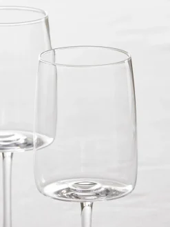 Best Next Clear Angular Set of 4 Red Wine Glasses