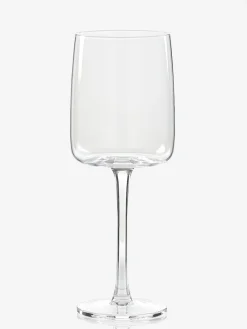 Next Clear Angular Set of 4 White Wine Glasses^ Glassware
