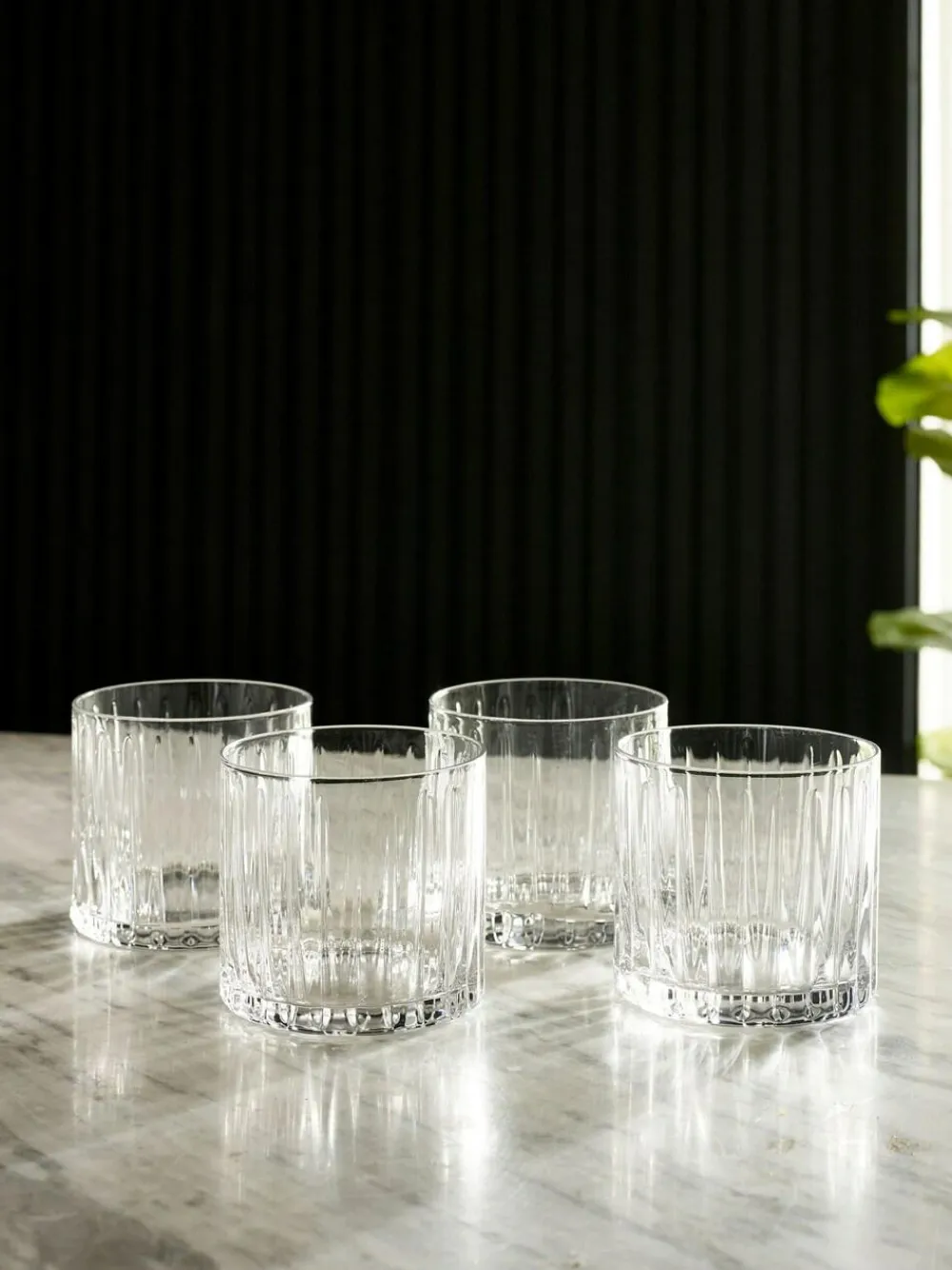 Next Clear Collins Set of 4 Short Tumbler Glasses^ Glassware