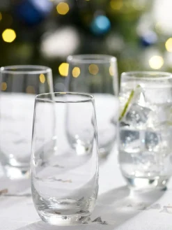 Best Next Clear Nova Tumbler Glasses Set of 4 Tall Tumbler Glasses