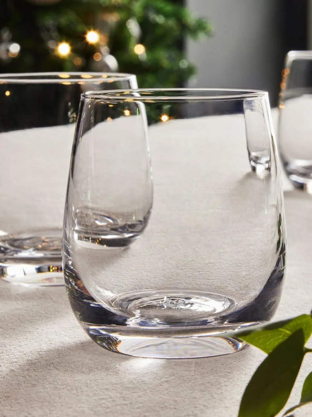 Next Clear Nova Tumbler Glasses Set of 4 Short Tumbler Glasses^ Glassware