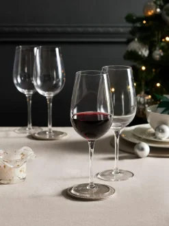 Discount Next Clear Nova Wine Glasses Set of 4 Red Wine Glasses