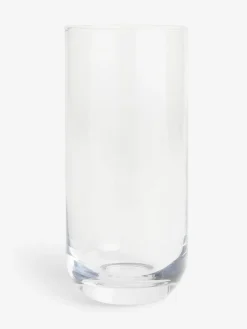 New Next Hollis Set of 4 Tall Tumbler Glasses Clear Solid