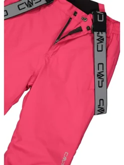 New CMP Kids Ski Salopette Dungarees Pink