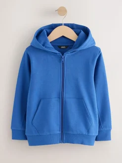 Sale Next Cobalt Blue 1 Pack Plain Zip Through Hoodie (3-16yrs)