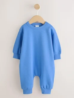 Clearance Next Cobalt Blue Baby Sweat Romper (0mths-3yrs)
