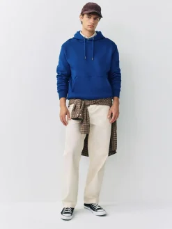 Next Cobalt Blue Regular Fit Heavyweight Cotton Rich Jersey Hoodie^ Sweatshirts & Hoodies|Sweatshirts & Hoodies