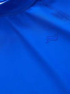 Next Cobalt Blue Short Sleeve Rash Vest (1.5-16yrs)^BOY Swimwear