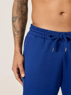 Sale Next Cobalt Blue Straight Fit Relaxed Fit Brushback Heavyweight Joggers