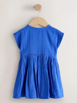 Next Textured Short Sleeve Dress (3mths-8yrs)^ Dresses|Dresses