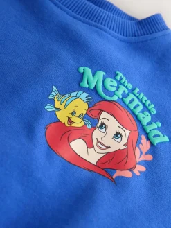 Online Next Cobalt Blue The Little Mermaid Crew Neck Sweatshirt (3mths-7yrs)