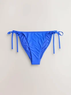 Next Cobalt Blue Tie Side Bikini Bottoms^Women Swimwear