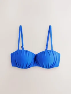Next Cobalt Blue Wired Bandeau Bikini Top^Women Swimwear
