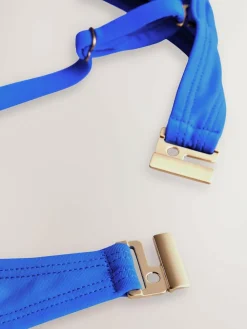 Next Cobalt Blue Wired Bandeau Bikini Top^Women Swimwear