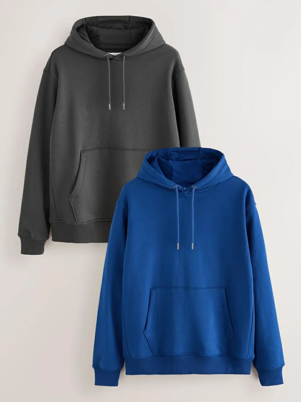 Next Cotton Rich Jersey Overhead Hoodies 2 Pack^ Nightwear|Sweatshirts & Hoodies