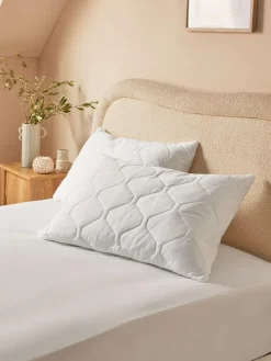 Online Next Collection Luxe 200 Thread Count 100% Cotton Pillow Protector