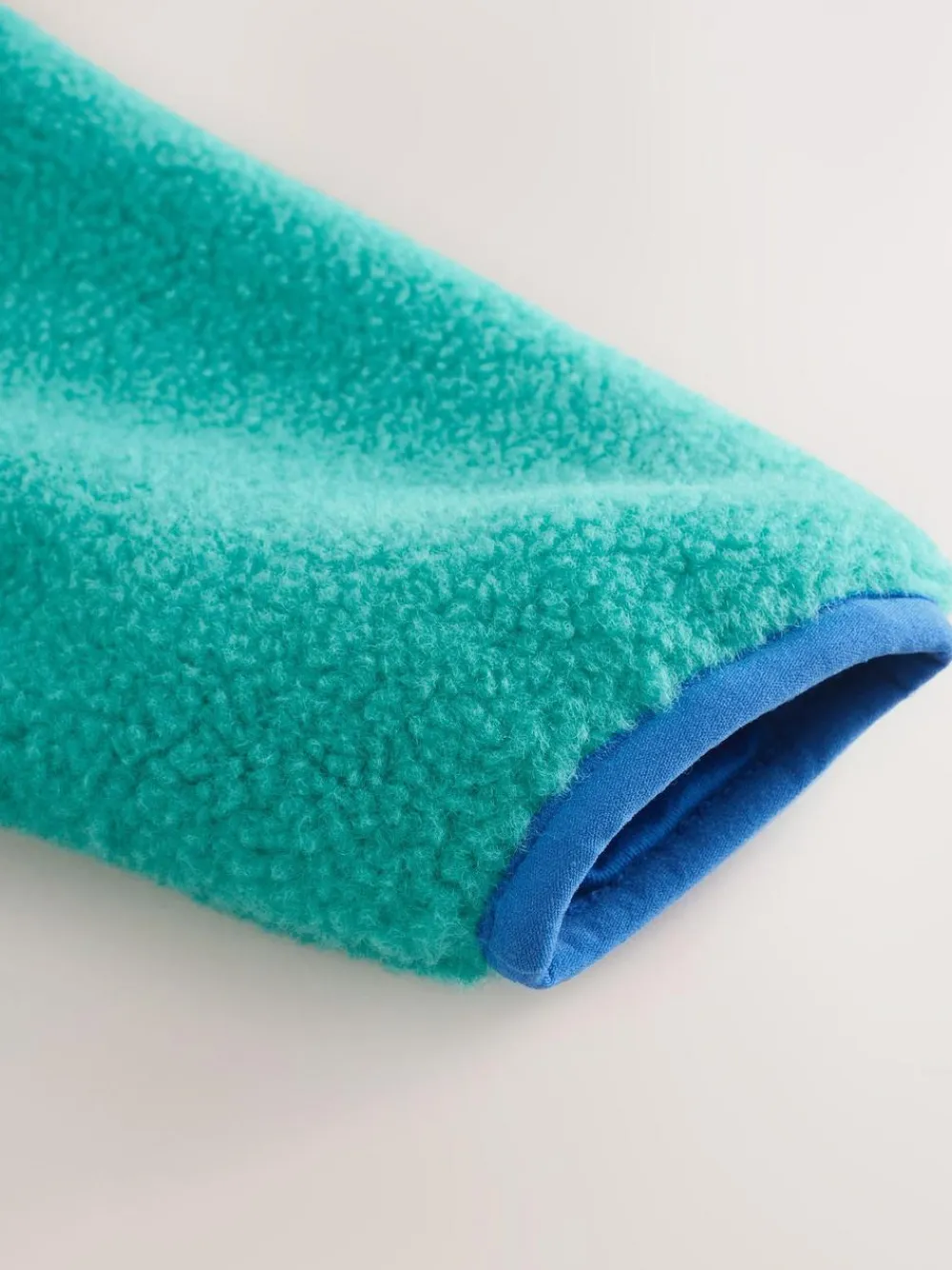 Discount Next Colourblock Plain Funnel Neck Fleece Zip Through Fleece (3mths-7yrs)