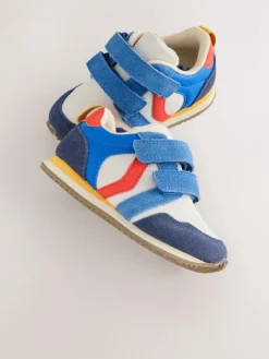 Next Standard Fit (F) Two Strap Touch Fastening Trainers^BOY Sneakers|Sneakers