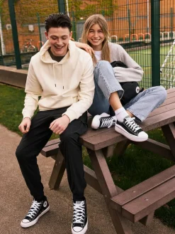 Outlet Converse All Star Move Chuck Ox Platform Trainers Black