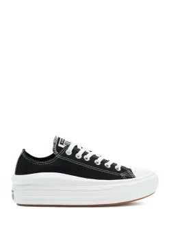 Outlet Converse All Star Move Chuck Ox Platform Trainers Black