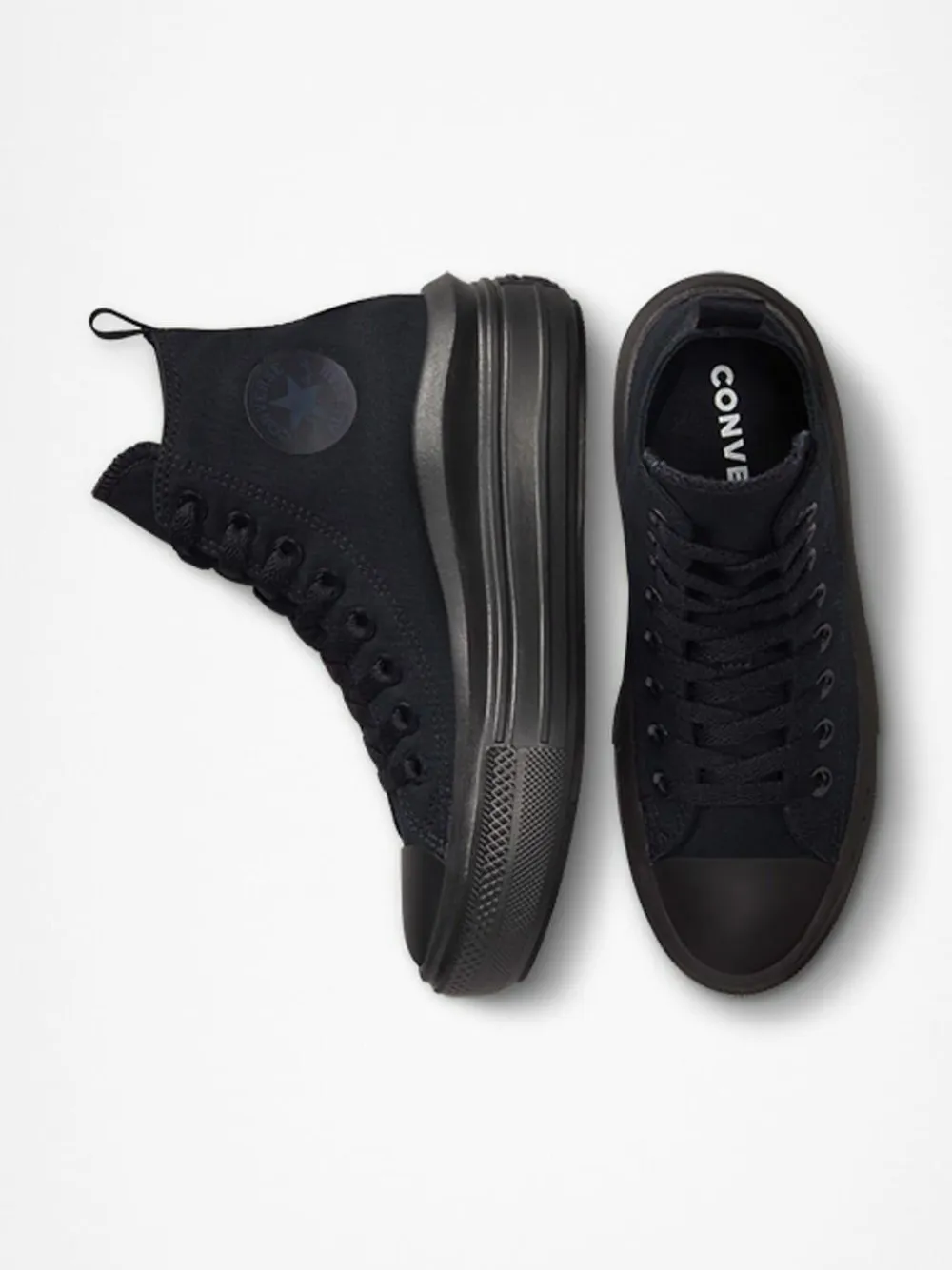Best Converse Youth Chuck Taylor Move Trainers Black Chrome