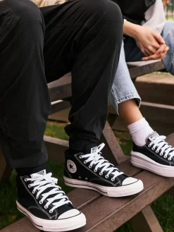 Outlet Converse Black Chuck Malden Street Trainers