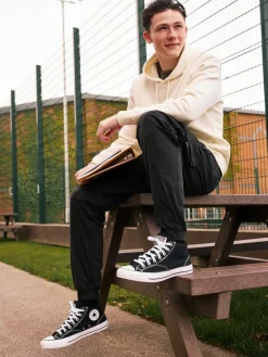 Outlet Converse Black Chuck Malden Street Trainers